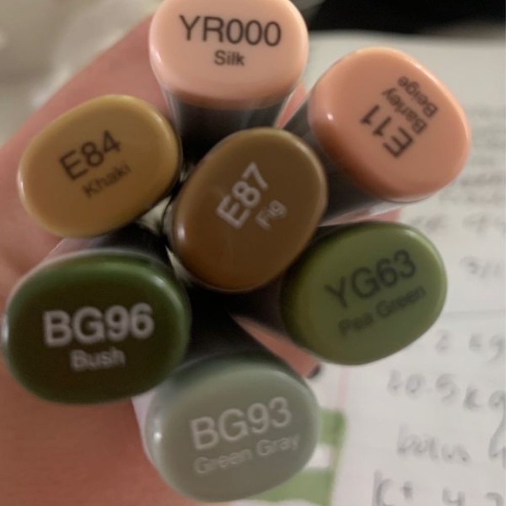 Copic markers